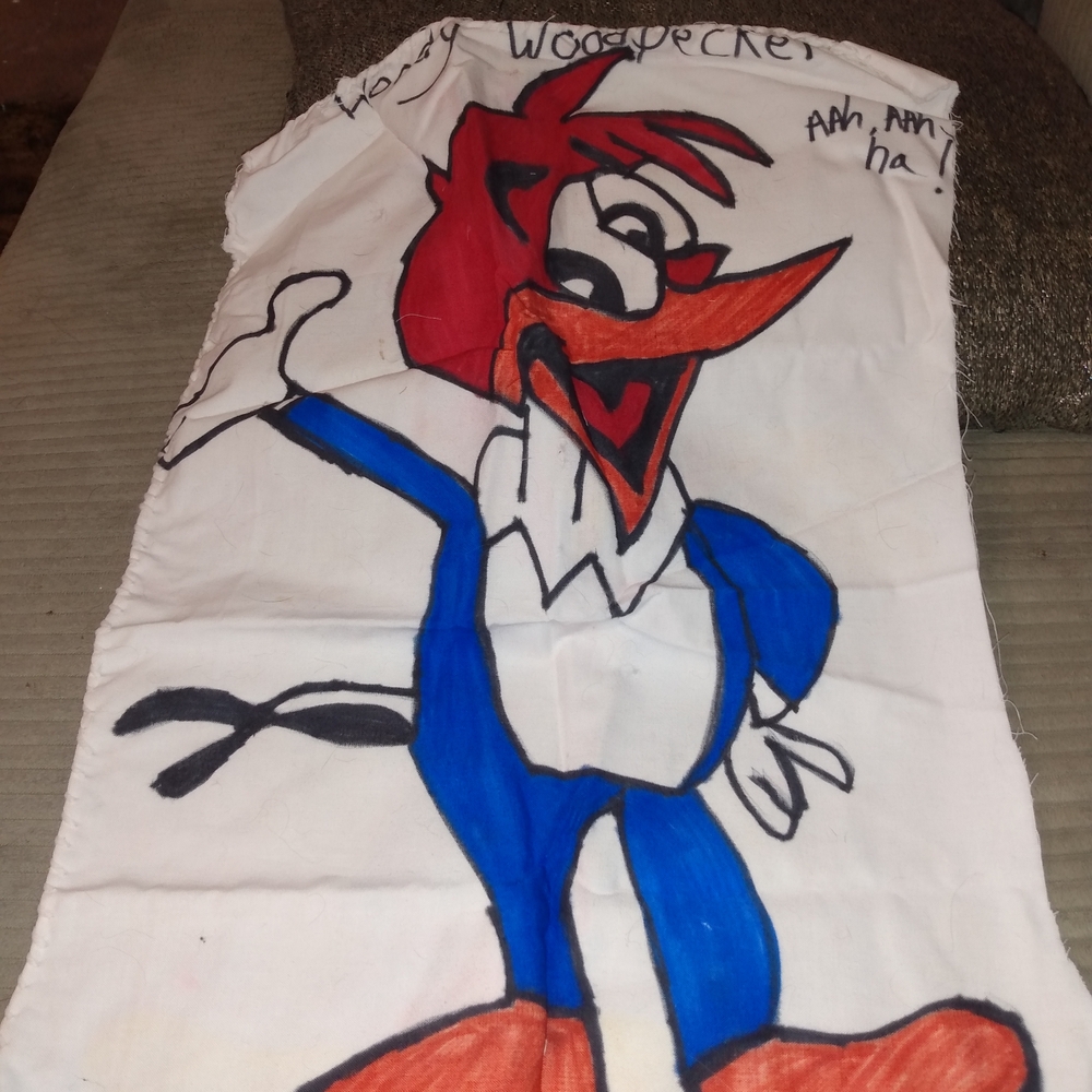 Woody Woodpecer As Pillow Or Wall Hsnging